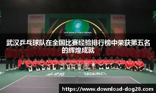 武汉乒乓球队在全国比赛经验排行榜中荣获第五名的辉煌成就